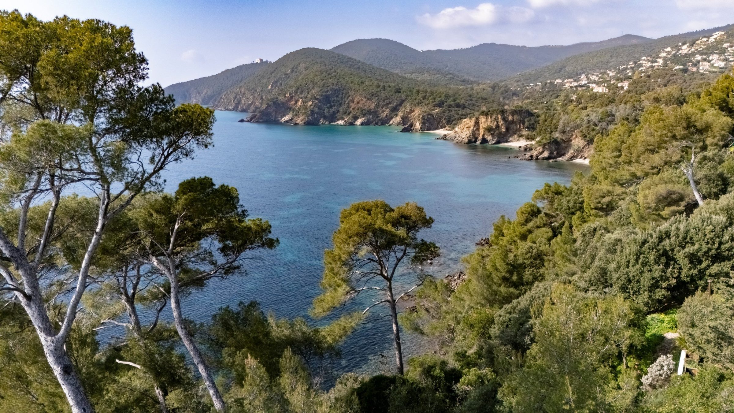 La baie et le littoral préservé du golfe de Saint-Tropez